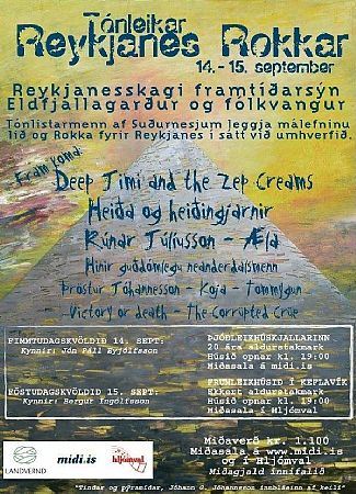 Tónleikar – Reykjanes Rokkar – 14. og 15. sept.